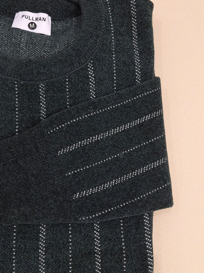 Classic Striped Knit Pullover