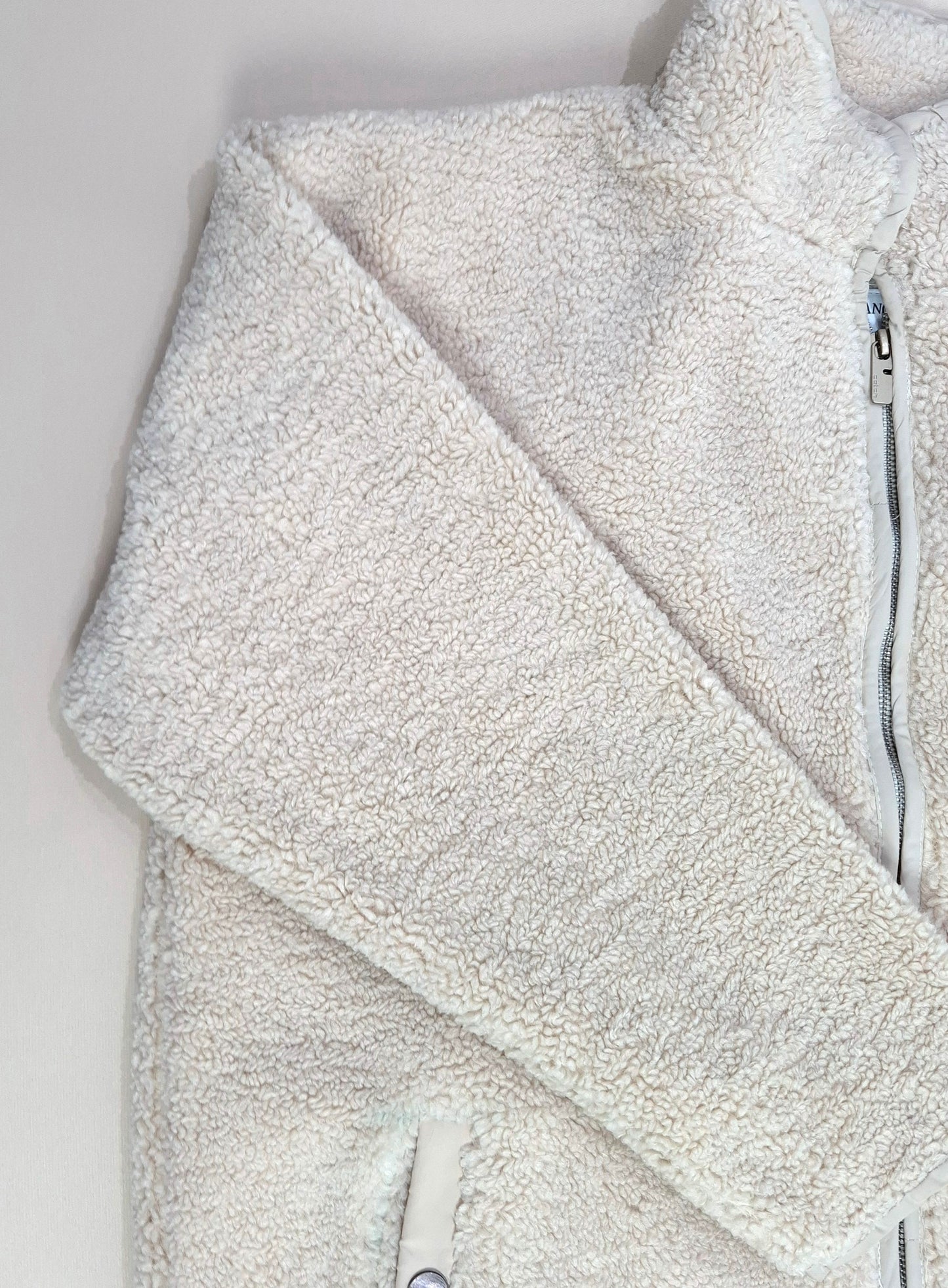 Sherpa Box Fit Jacket – Sand Beige