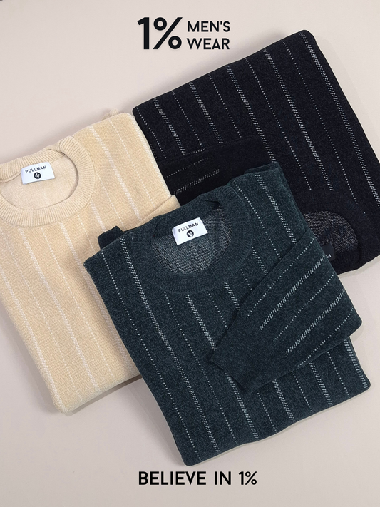 Classic Striped Knit Pullover