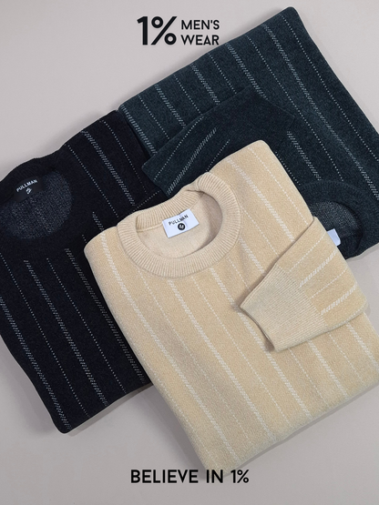 Classic Striped Knit Pullover